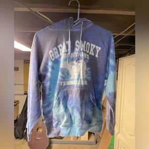 Smoky Mountains tie dye hoody